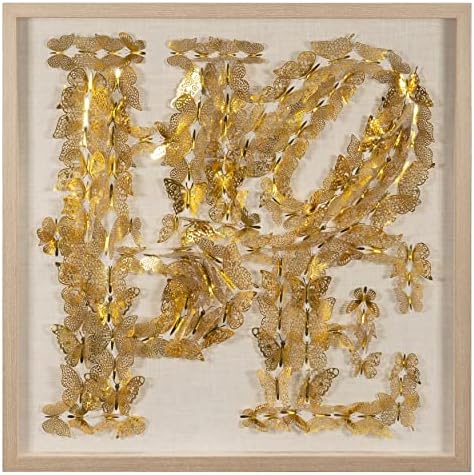Huji „Надеж“ Златна петелка сенка кутија wallидна декор