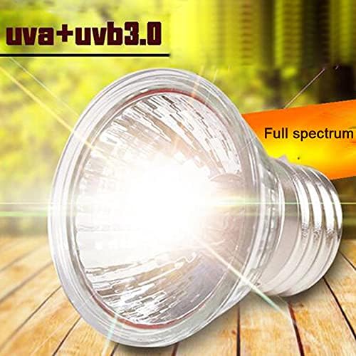 2pcs uva uvb3.0 ламба за топлинска сијалица со 360 ° ротатибилен држач за клип-ламба