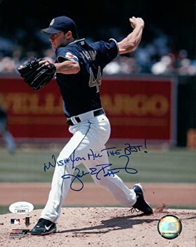 Akeејк Пејви потпиша автограмиран 8x10 Фото Сан Диего Падрес JSA VV63869 - Автограмирани фотографии од MLB