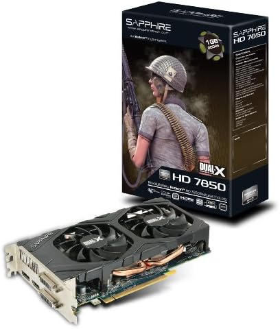 Sapphire Radeon HD 7850 1GB DDR5 HDMI/DVI-I/DVI-D/DP PCI-Express Graphics Card 11200-16-20G