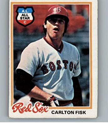1978 Топпс 270 Карлтон Фиск Бостон Ред Сокс МЛБ Бејзбол Трговска картичка