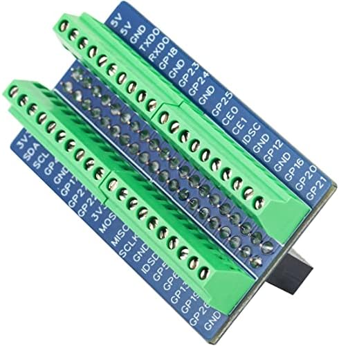 За RPI IO GPIO терминални блокови Збег на табла 40pin 2.54mm / 0,1 мини терминален табла за експанзија за Raspberry PI 4B 3B+