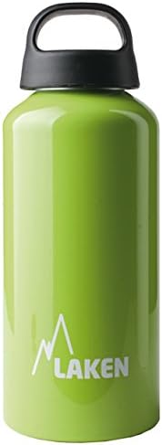 Лакирано класично шише со вода широко со завртки за завртки со јамка - 20oz, јаболко зелено