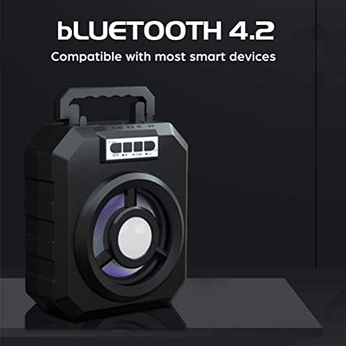 Преносен безжичен Bluetooth Bluetooth звучник со микрофон водоотпорен надворешен преносен безжичен звучник систем HIFI поддршка fm tf aux
