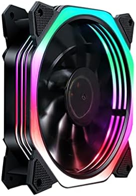 N/A 120мм CPU COPU COPU COLEAR RGB FAN 12V COMPUTER COMPUCE CASE TIEL Looling вентилатор со LED светлосен тивок радијатор компјутер вентилатор