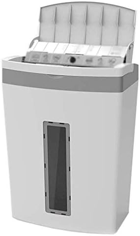Автоматски уништувач на Ylyajy-6-лист тешка вкрстена хартија/ЦД/Кредитна картичка Шредер 10 минути време на траење, бело