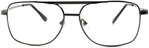 Училиште Ретро мода 80 -тите 90 -тина метална рамка 1,25 очила за читање