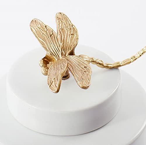 FSYSM Злато-позлатена тегла за змеј со капаче со капаци за складирање на порцелански порцелан, керамички вазен, аранжман за цвеќиња