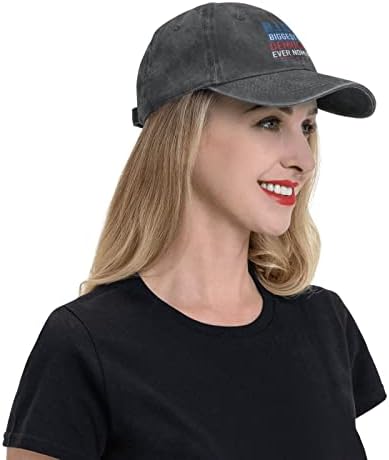 Ванс Хет Про-Трамп глупав и Дамбер Анти-Биден Харис 2024 Бејзбол капа Мажи голф капи, кои можат да се мијат прилагодливи жени
