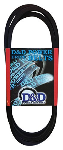 D&D PowerDrive 44315 Finnel Floor Fineers Замена на појас, 3L, 1 -band, 33 должина, гума