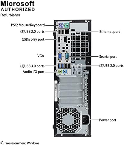 HP ProDesk 600 G1 Мала Форма Фактор Десктоп КОМПЈУТЕР, Intel Quad Core i5-4570 до 3,6 GHz, 16G DDR3, 240G SSD 1T HDD, WiFi, BT 4.0,