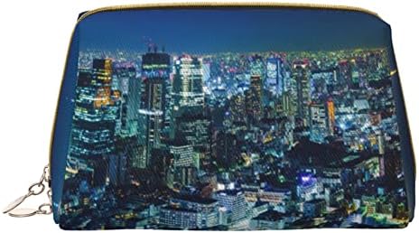 ОГНО Токио сити отпечатена голема Торба За Шминка За Патување За Чанта, Пренослива Торба За Тоалет За Жени Девојки Организатор За