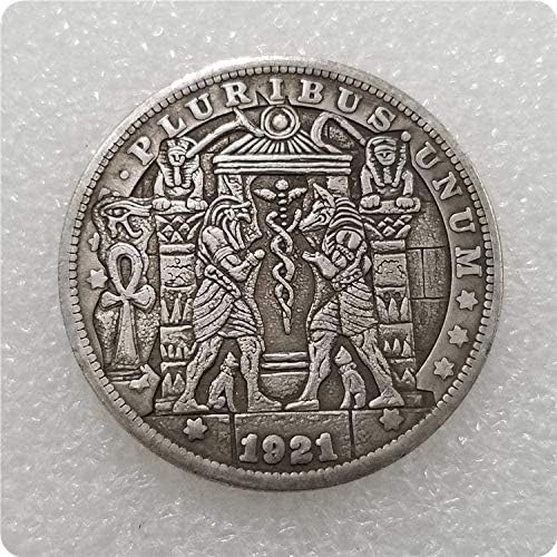 Американска Залутана Монета 1921 Сребрена Обложена Кописувенир Новина Монета Подарок