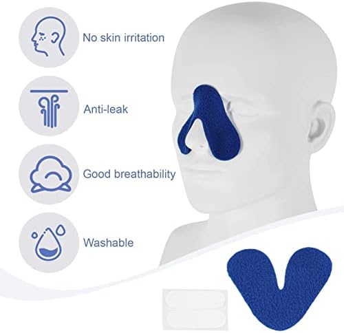 Назален заштитник, машина за дишење на носот, пријателски за рампа на кожата 12 пакувања што се перат удобно за болница за дома
