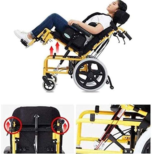 Преносна и удобна инвалидска количка за само-преносни преносни преклопени колички за преклопување со заклучување на рачна сопирачка подвижна