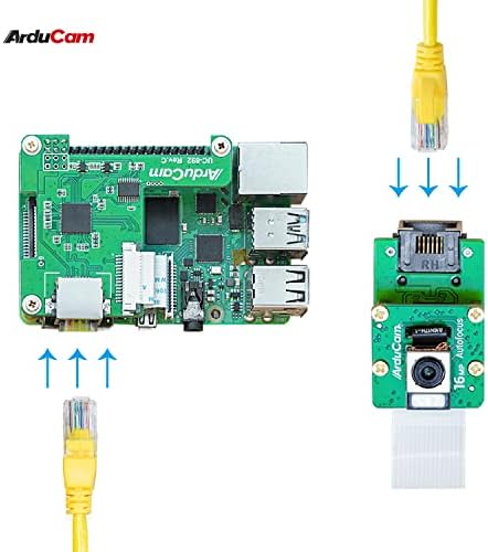 Комплет за продолжување на кабелот Arducam за камера Raspberry Pi, до 15-метарска наставка, компатибилен со Raspberry PI камера V1/V2/HQ и