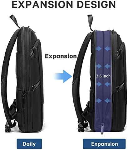 Bange тенок лаптоп ранец за деловен патнички ранец за мажи, жени работат ранец…