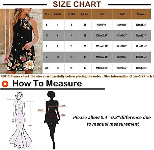 Nybw Летни Фустани За Жени 2022 Плус Големина Врат Женски Леопард Мода Печатење Без Ракави Висечки Метал Секојдневен