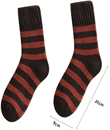 Менс чорапи Етнички ветер топло волна чорапи задебелување чорапи модни зимски чорапи унисекс волна чорапи со големина 15