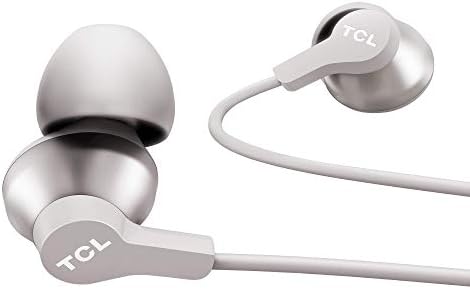 TCL ELIT100 во ушите уши со hi-res жичен бучава изолациони слушалки со вграден микрофон-сива цемент