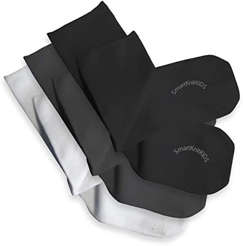 SmartKnitKids Беспрекорна сензорна чувствителна чувствителност Чорапи 3 Пакет и боксер краток стил беспрекорни