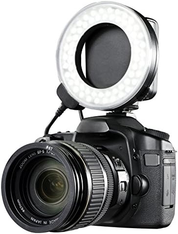 Двојна Макро ПРЕДВОДЕНА Прстенеста Светлина За Fujifilm FinePix S8500-Прстенот ќе се Качи на Објективот. Командантот Ќе Седне На Страна На Штандот