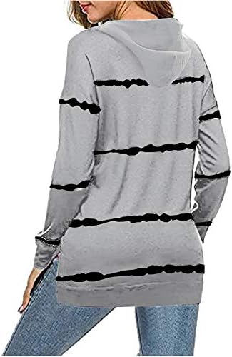 Pulverover за жени Y2K Туника блуза мода пирнт облека работи кошули со преголема маичка за блуза врвови едноставни дневнички