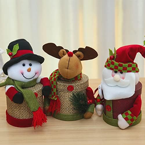 Кутија За Подароци За Дедо Мраз Кутија За Бонбони Од Хартија За Цртани Филмови Бадник Кутија За Јаболка Подароци За Складирање Подароци
