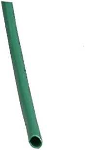 Х - DREE Полиолефинска Цевка За Отпорност НА Пламен Што Се Собира На Топлина 1м Должина 0,8 мм Внатрешна Диа Зелена (Tubi ignifughi termorestringenti