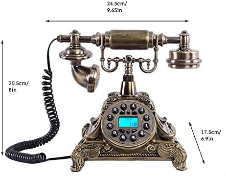 Антички телефон реплика Антички телефон, ретро фиксна куќа домашна телефонска телефонска телефонска телефонска телефонска телефонска телефонска
