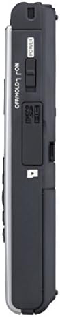 Олимп СС-852 сребрен диктафон со вистински стерео микрофон, 4GB, 110 часа траење на батеријата, microsd надворешна меморија,