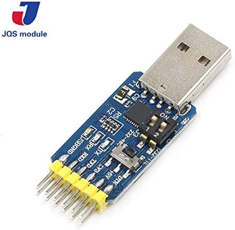 Делови на алатки 6 во 1 CP2102 USB до TTL 485 232 Huzhuan 3.3V / 5V Компатибилен шест мултифункционален сериски модул