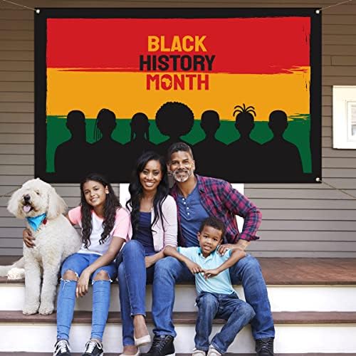 Црна историја месец Фото штанд позадина на афроамериканска црна гордост февруари прослава за декорација