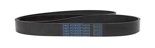D&засилувач; D PowerDrive 10pl1372 Метрички Стандард Замена Појас, Гума