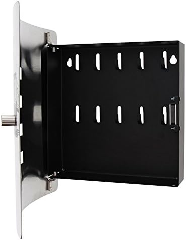Бург-Wéchter Нерѓосувачки Челик Врата Ѕид Клуч Кутија со 10 Куки Практични Магнетни Затворање Печатени, 240 mm 6204/10  Ni Хоризонтот
