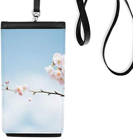 Цвета од слива сино небо облаци Телефонска чанта чанта што виси мобилна торбичка црн џеб