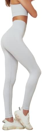 Векссун тренинг со висок половината за нозе за жени, мека мека јога нозе панталони за кревање стомак