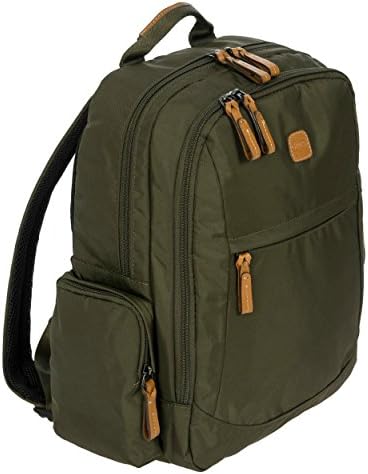 Ранецот на номад со X -Travel на Брик - 16 инчи - Носете торба за мажи и жени - Додаток за патувања - Црно