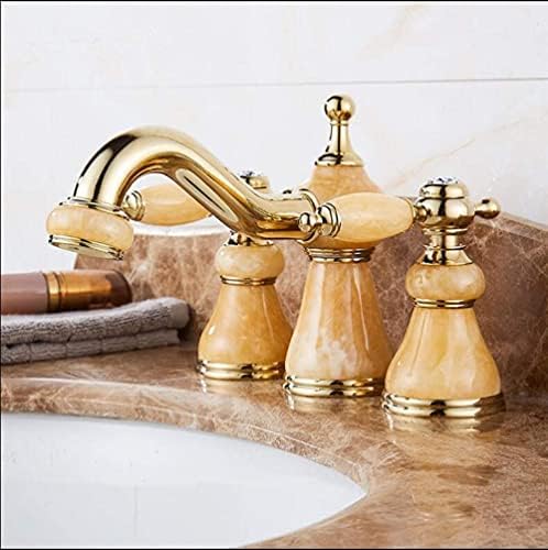 LXDZXY тапани, тапа за мијалник за бања Поставете тапа за инсталација на тоалети за тоалети од злато од тоалетот од 3 парчиња тип 3