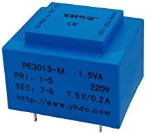 Трансформаторот за изолација на заварување YHDC PCB PE3013-M 1,5VA 220V/15VX2
