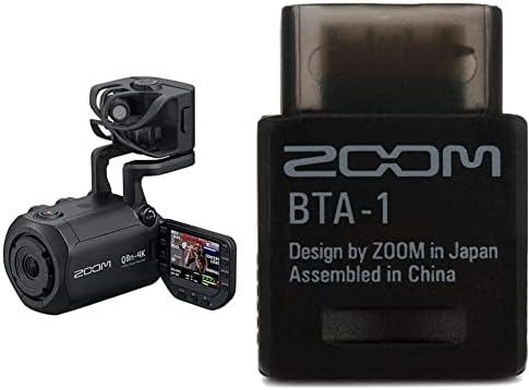Зумирајте Q8n-4k Практичен Видео Рекордер, 4k UHD Видео, Стерео Микрофони Плус Два XLR &засилувач; Bta-1 Bluetooth Адаптер, Наменета За H3-VR,