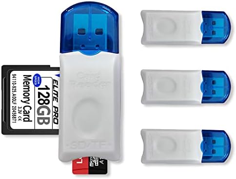 4 Пакет USB Sd Картичка Читач ЗА КОМПЈУТЕР, Микро SD Картичка ДО USB Адаптер, Читач На Картички За Читач На Мемориски Картички