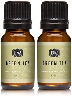 Масло за мирис на зелен чај - миризливо масло од премиум одделение - 10мл - 2 -пакет