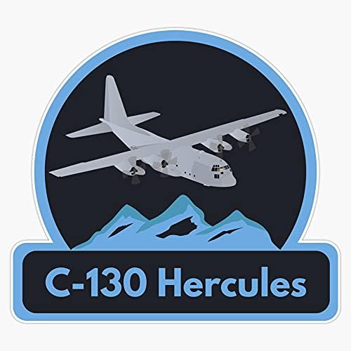 Трговски воздухопловни воздушни сили Ц-130 Херкулес винил налепница водоотпорен деклап лаптоп wallиден прозорец браник налепница