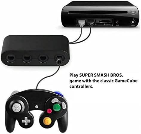За GameCube Контролер Адаптер 4 порта за Nintendo Прекинувач Wii U &засилувач; КОМПЈУТЕР USB НОВИ
