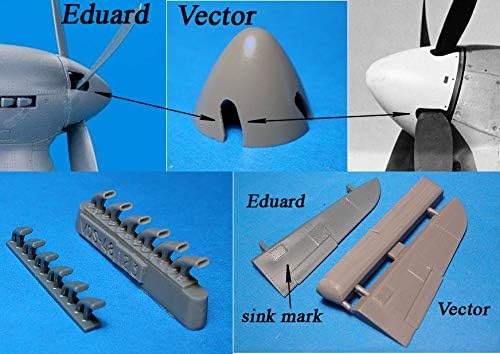 1/48 Hawker Tempest Надворешен сет векторски смола VDS48-123