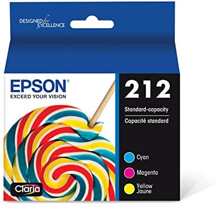 Epson T212 Claria -ink Стандарден капацитет во боја Комбо пакет за избрани печатачи на изразување Epson и работна сила