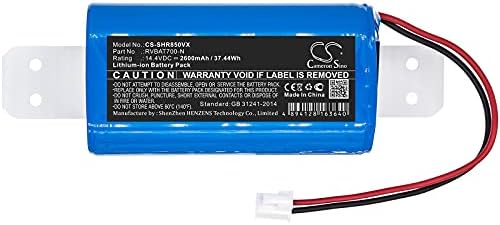 Камерон Сино Нова батерија за замена на 2600mAh за ајкула RV700_N, RV720_N, RV725_N, RV750_N, RV761, RV850BRN, RV850C, RV850WV,