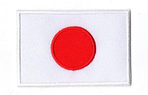 Прво, што било јапонско знаме, мало железо на извезено за капаци за кошула со кошула, ранец на фармерки со капакот на капакот