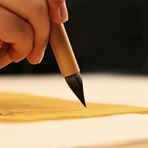 Fksdhdg Волна коса за пишување четка калиграфија мала редовна курзивна скрипта пишување калиграфски пејзаж за сликање четки за сликање